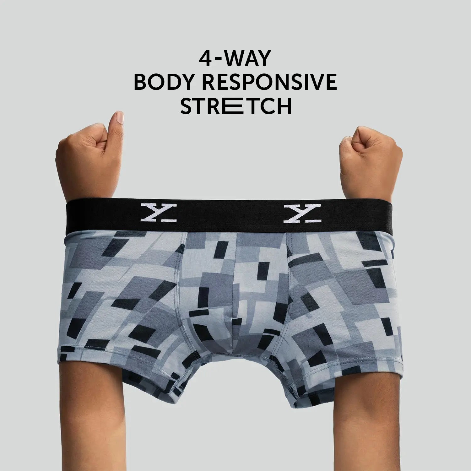 Shuffle Modal Trunks Boxy Grey