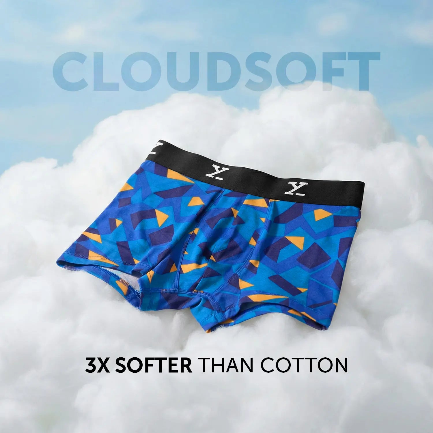 Shuffle Modal Trunks Prism Blue