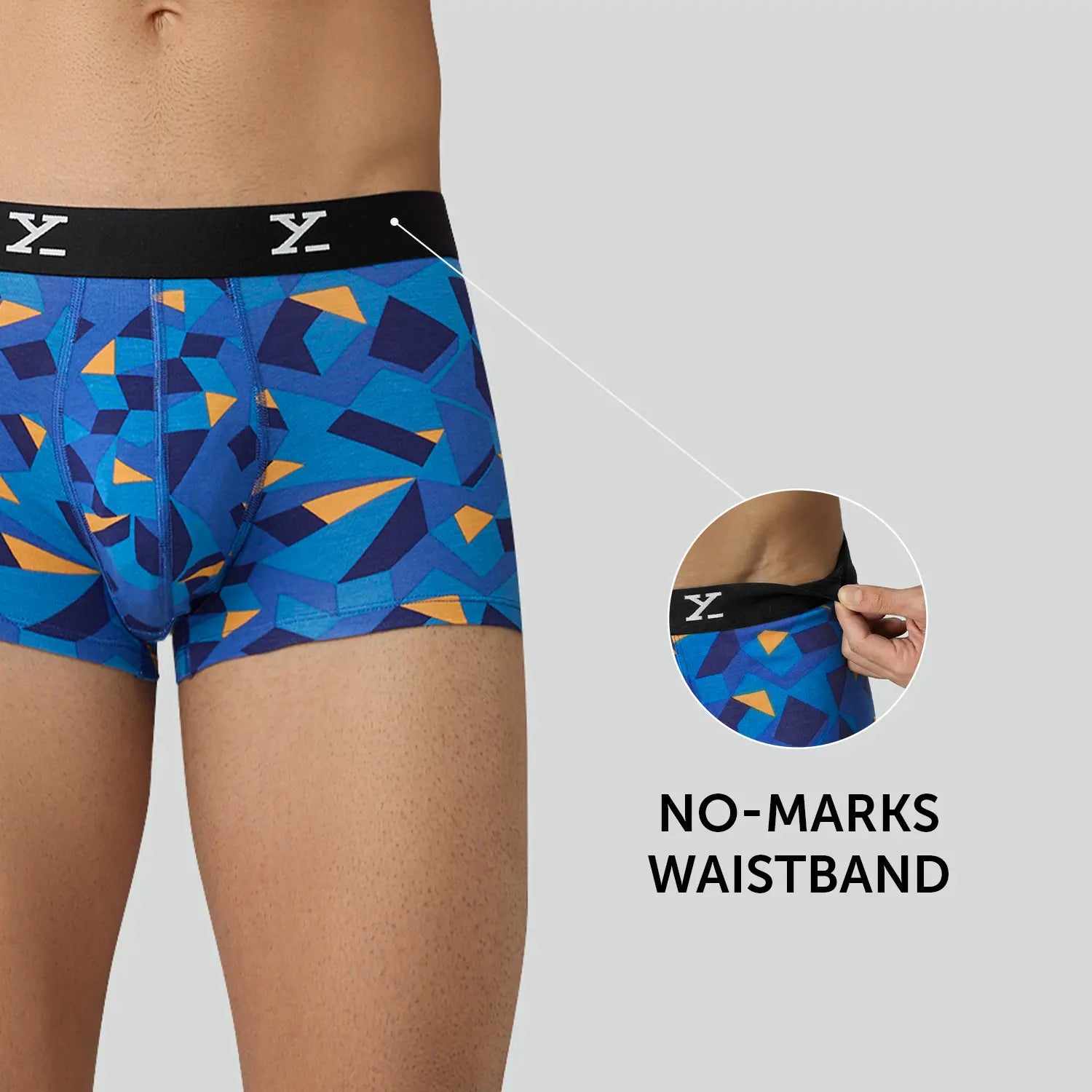 Shuffle Modal Trunks Prism Blue