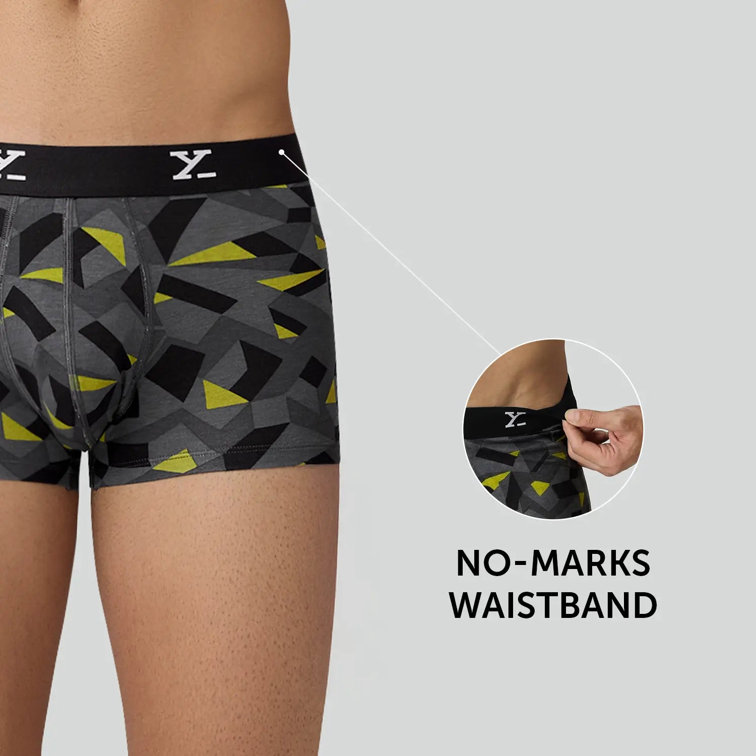 Shuffle Modal Trunks Prism Grey