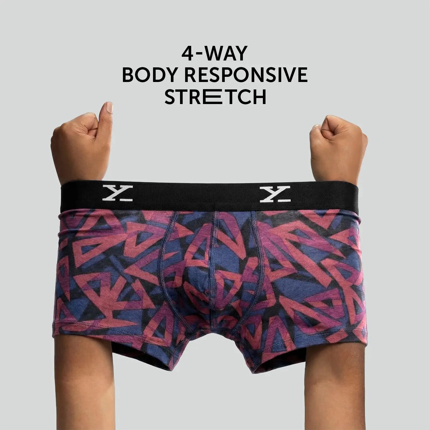 Shuffle Modal Trunks Triad Red