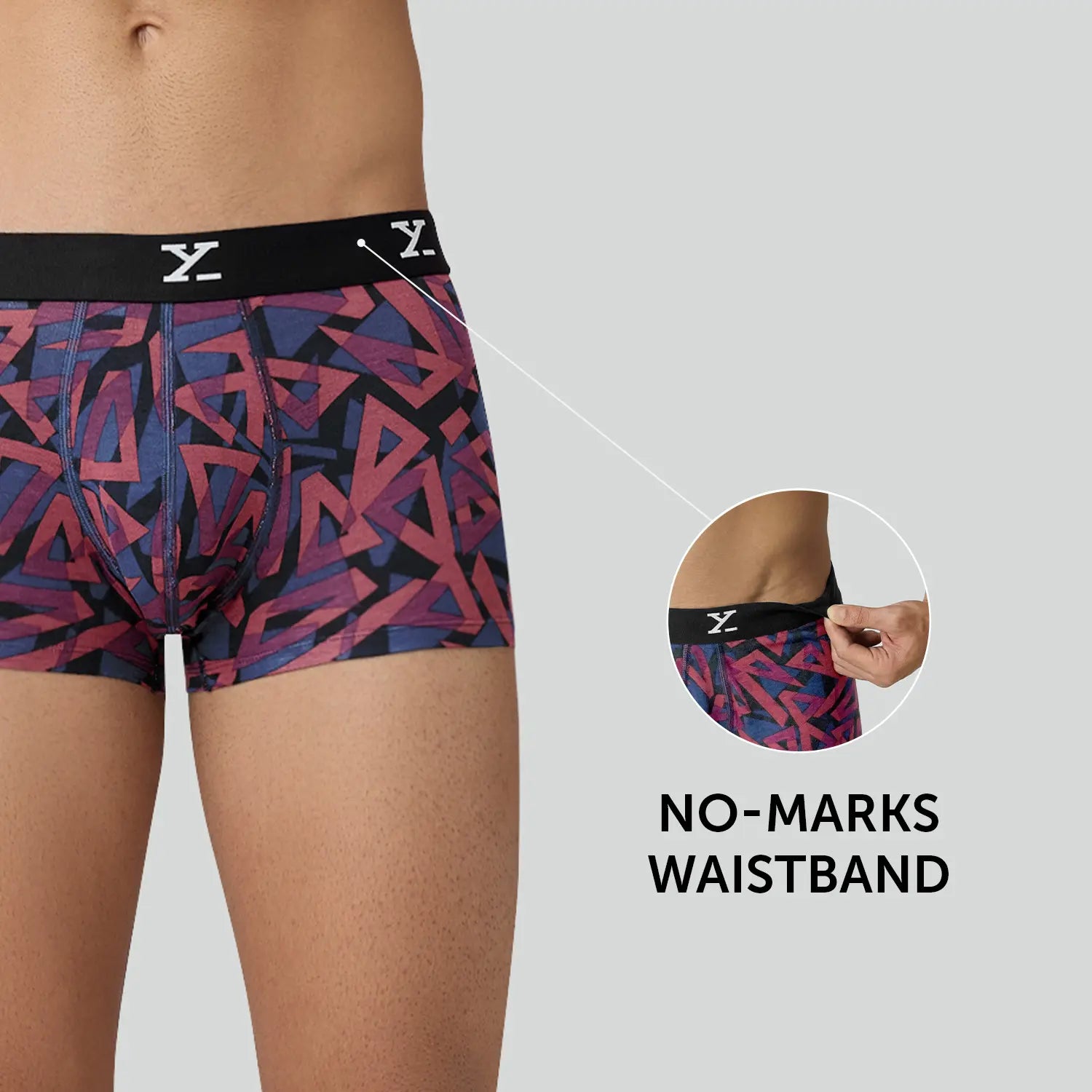 Shuffle Modal Trunks Triad Red