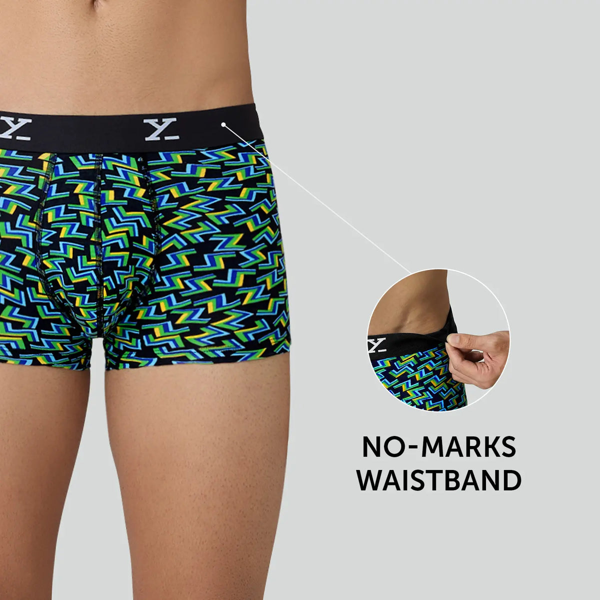 Prints For You Trunks Green