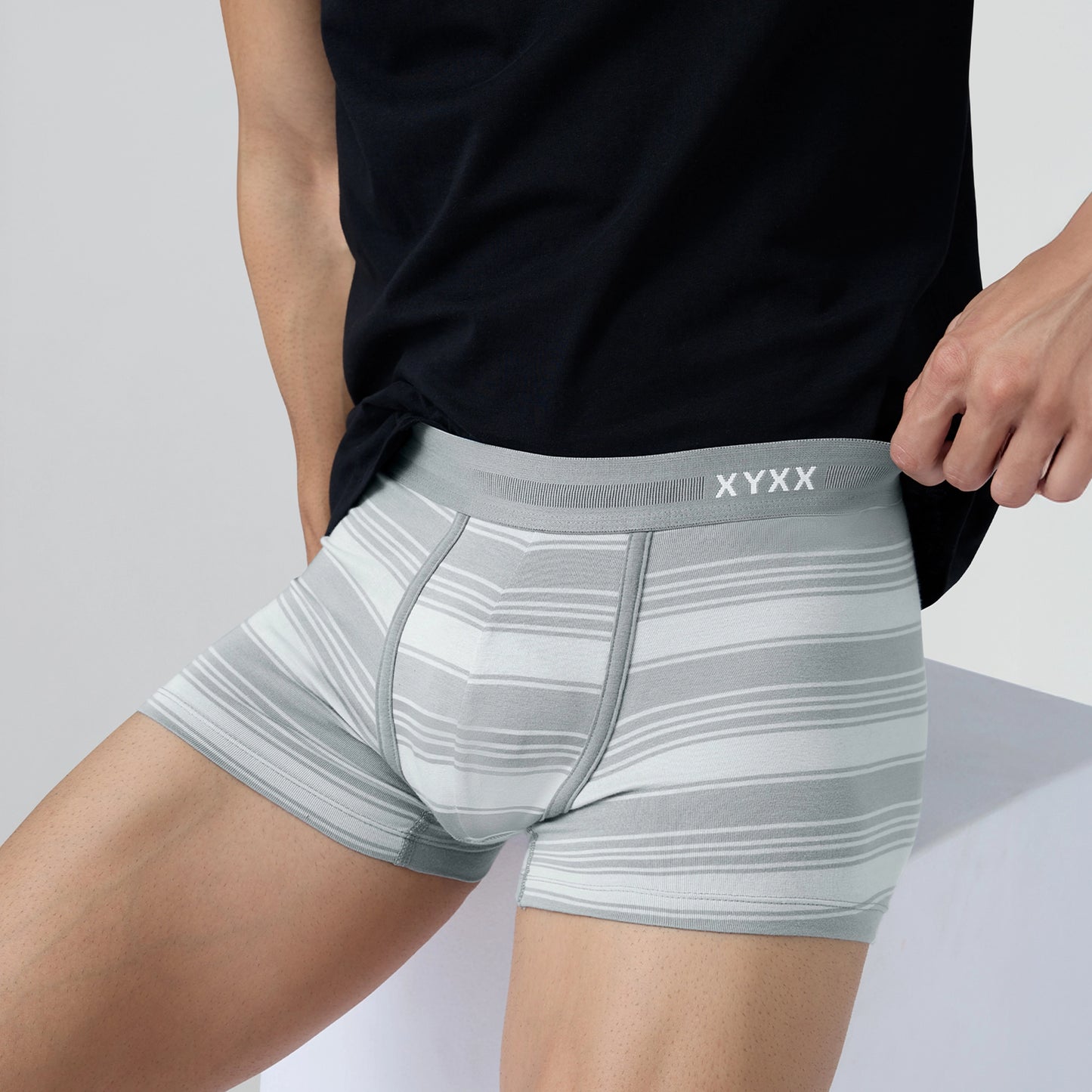 Streax Cotton Stretch Trunks Cloud Grey
