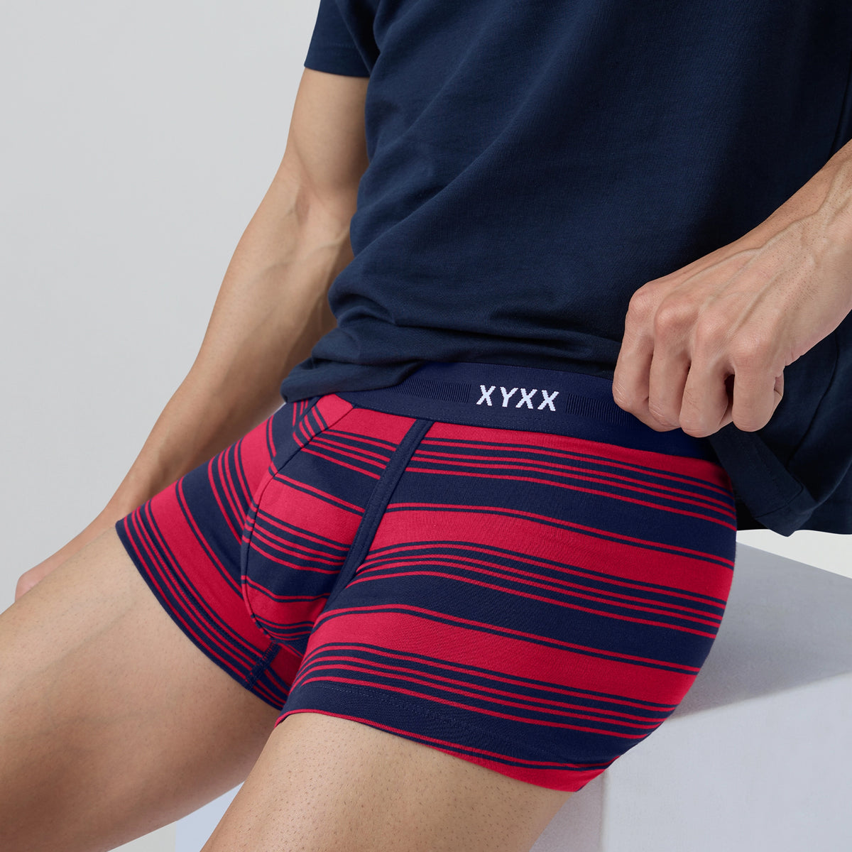 Streax Cotton Stretch Trunks Cardinal Red