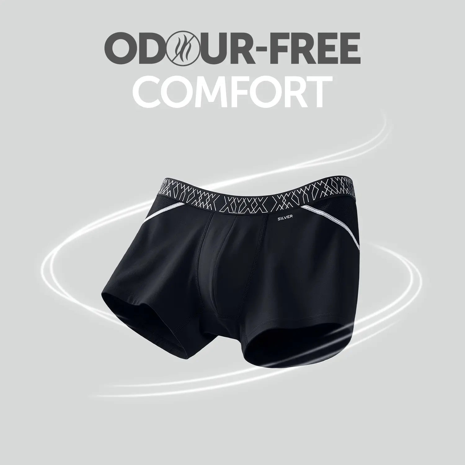 Sprint Cotton Stretch Trunks Black Knight