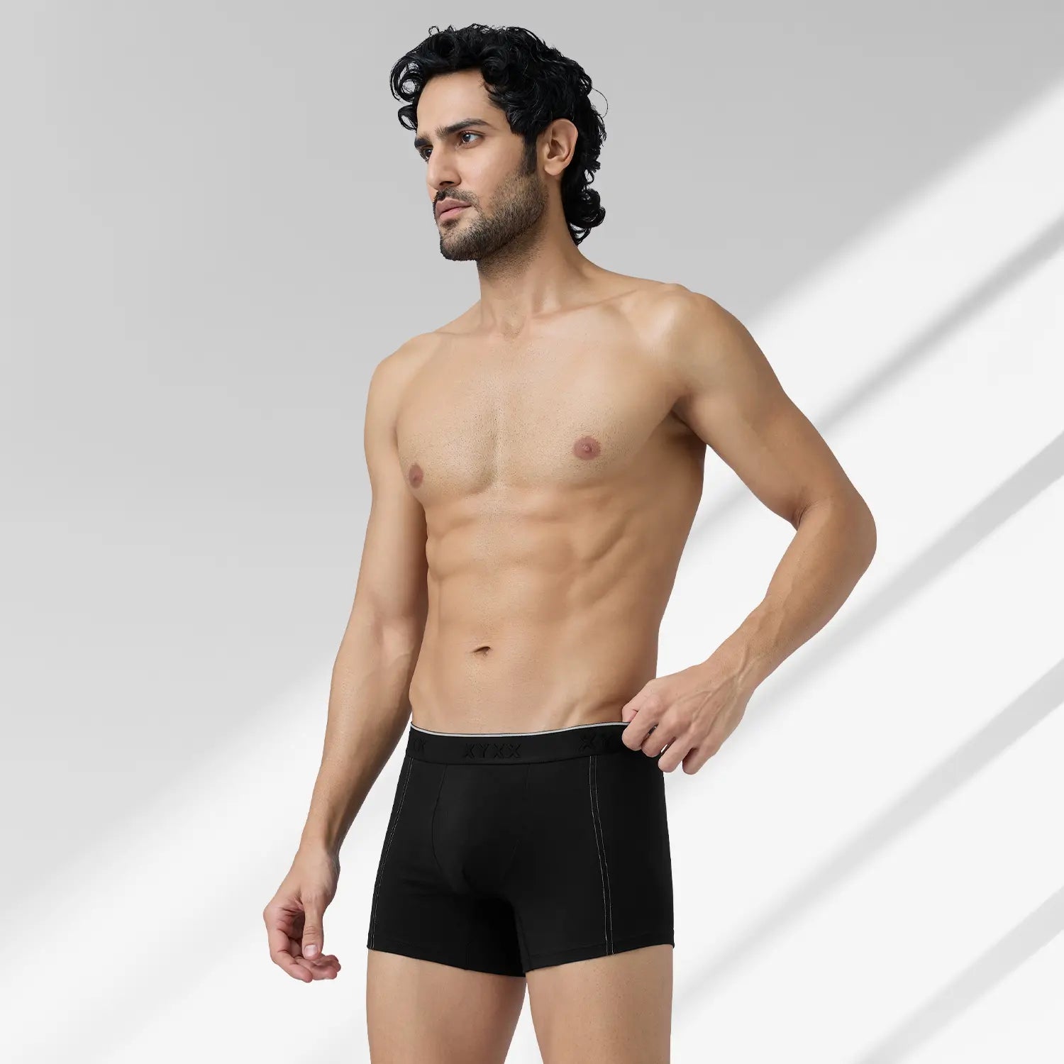 Crux Cotton Stretch Trunks Pitch Black