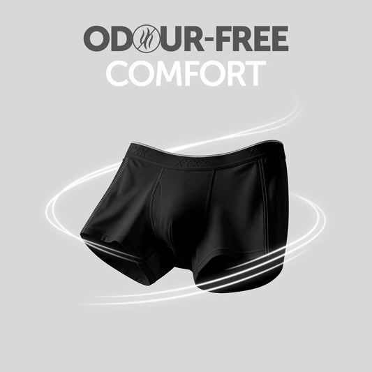 Crux Cotton Stretch Trunks Pitch Black
