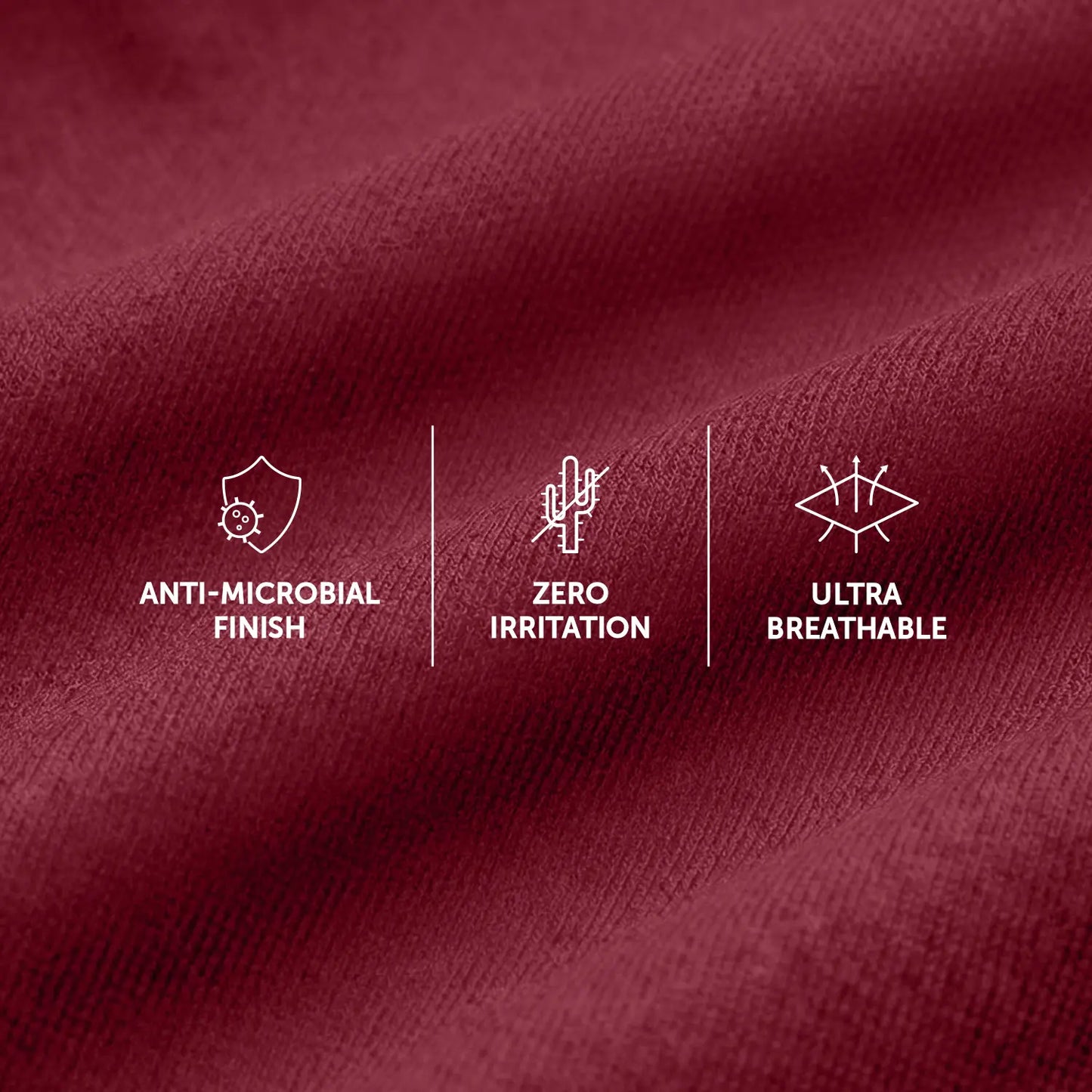 Crux Cotton Stretch Trunks Bold Burgundy