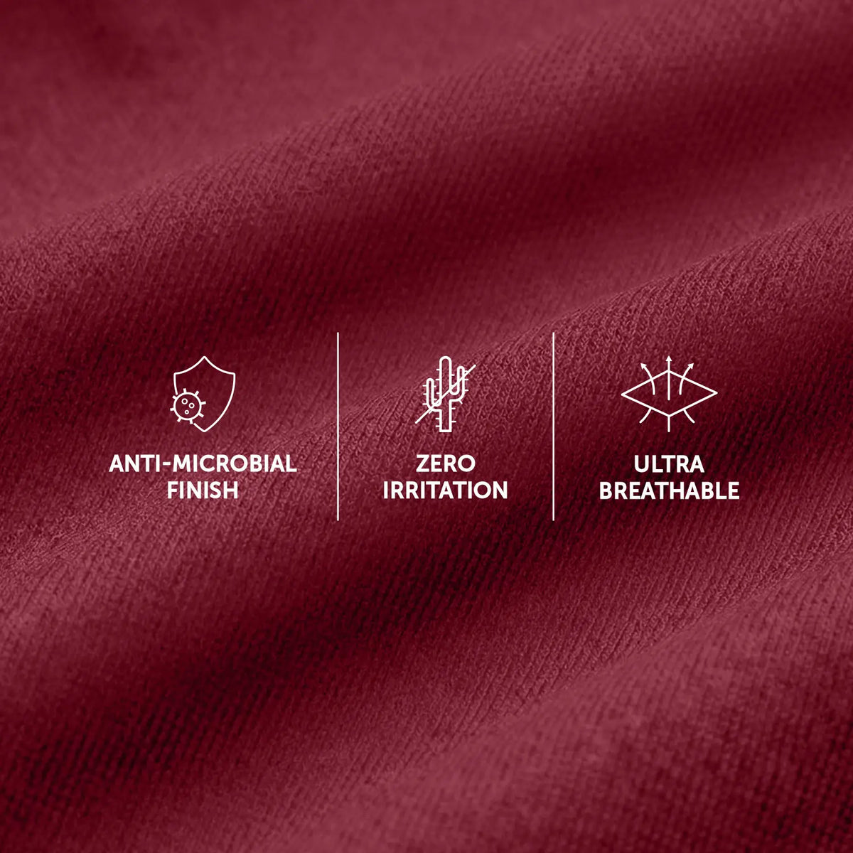 Crux Cotton Stretch Trunks Bold Burgundy