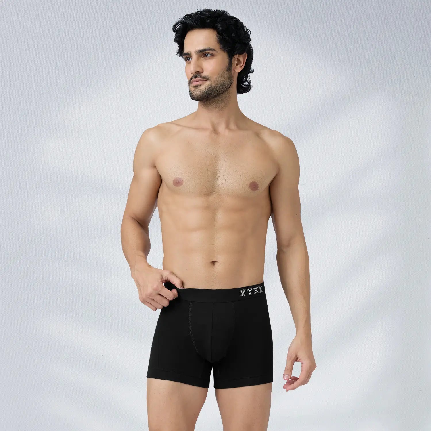 Pace Cotton Rib Trunks Black Knight