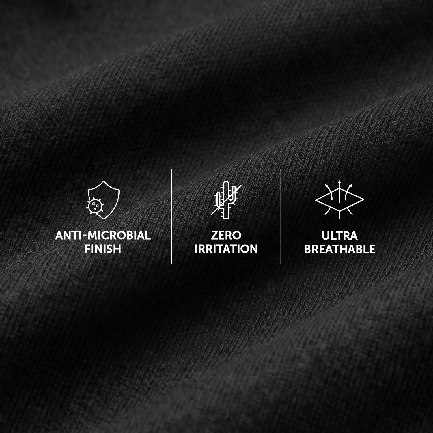 Pace Cotton Rib Trunks Black Knight