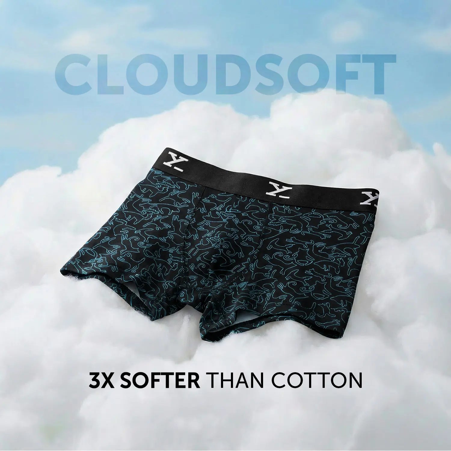 Prints For You Trunks Black