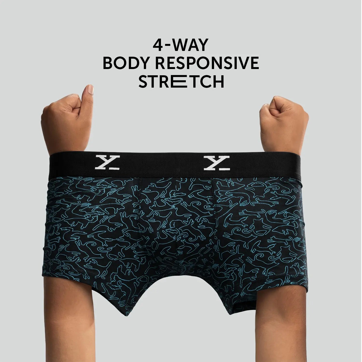 Prints For You Trunks Black