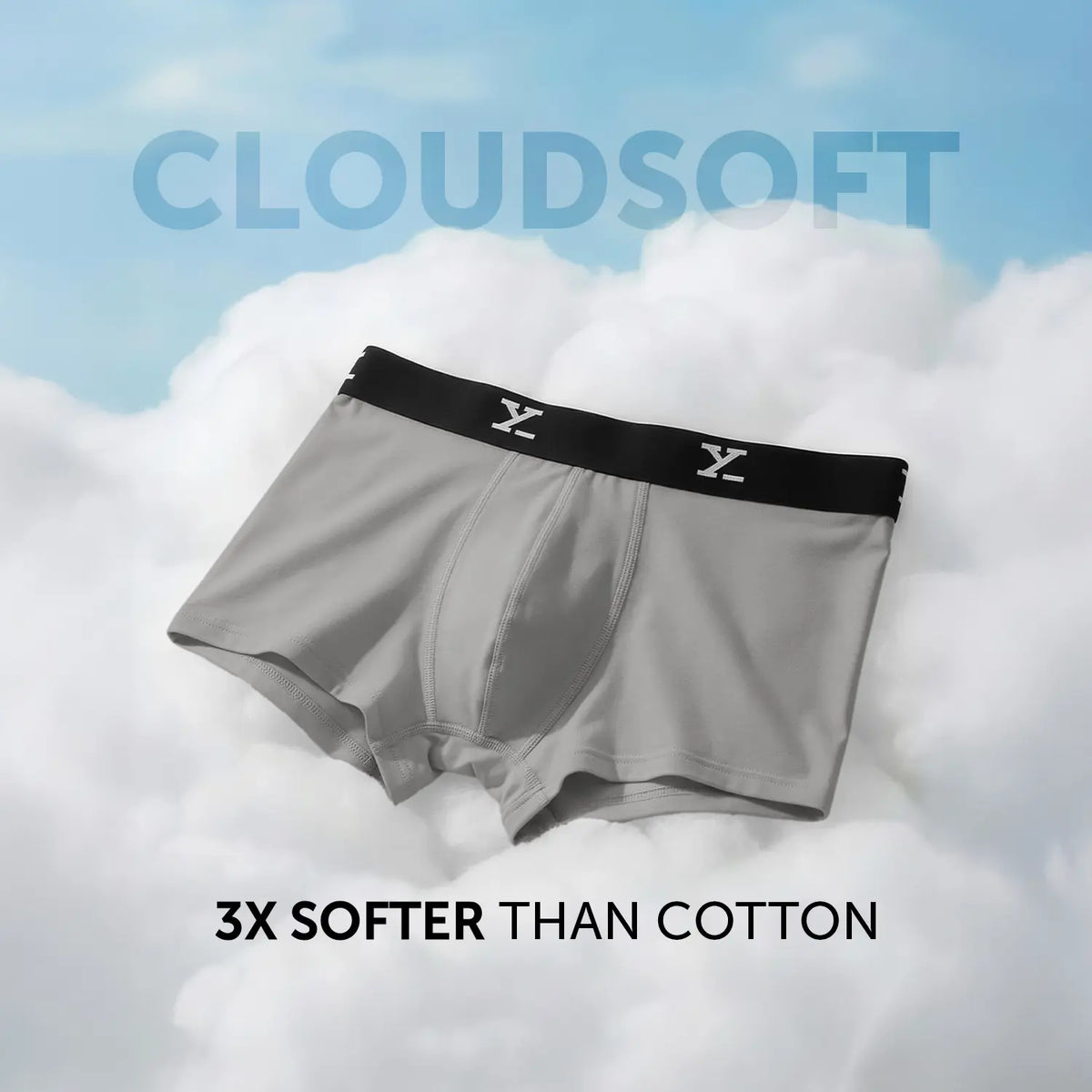 Ace Modal Trunks Heather Grey