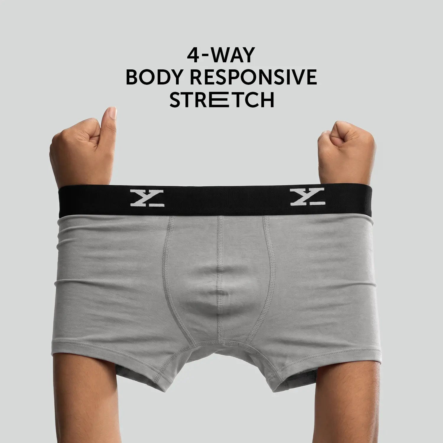 Ace Modal Trunks Heather Grey