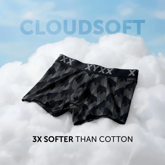 Matrix Cotton-Modal Trunks Chevron Black