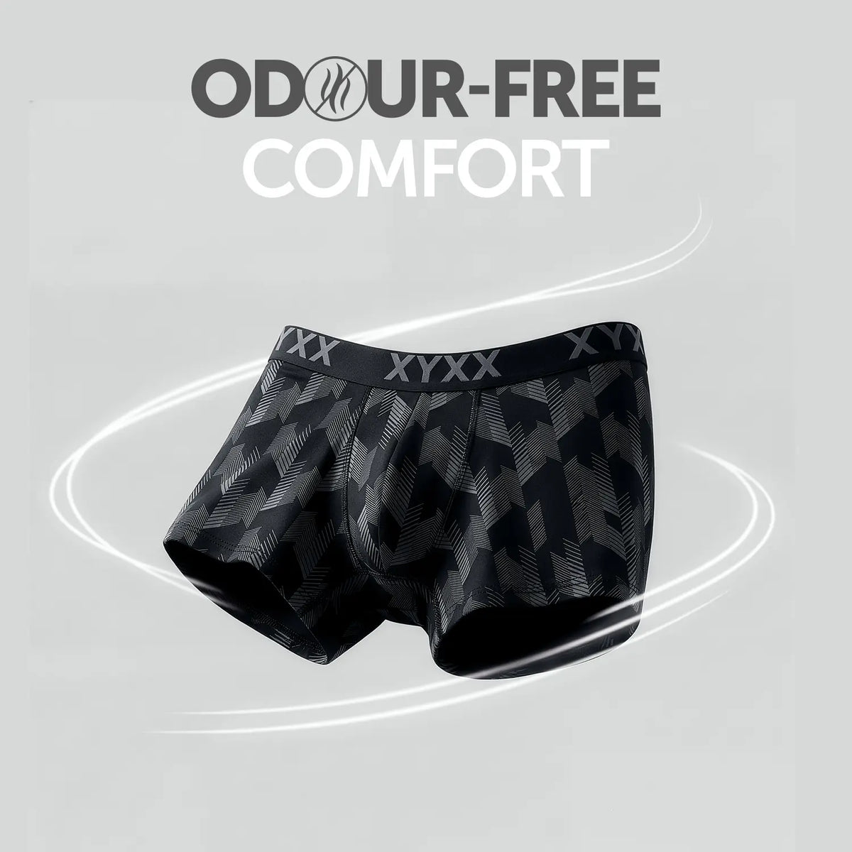 Matrix Cotton-Modal Trunks Chevron Black