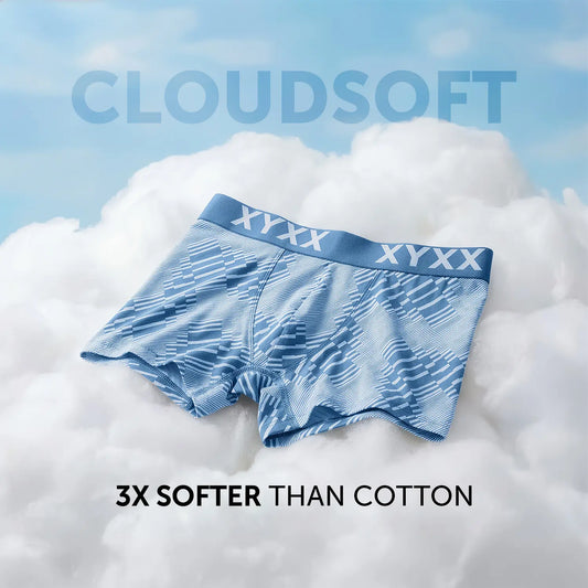 Matrix Cotton-Modal Trunks Cascade Blue
