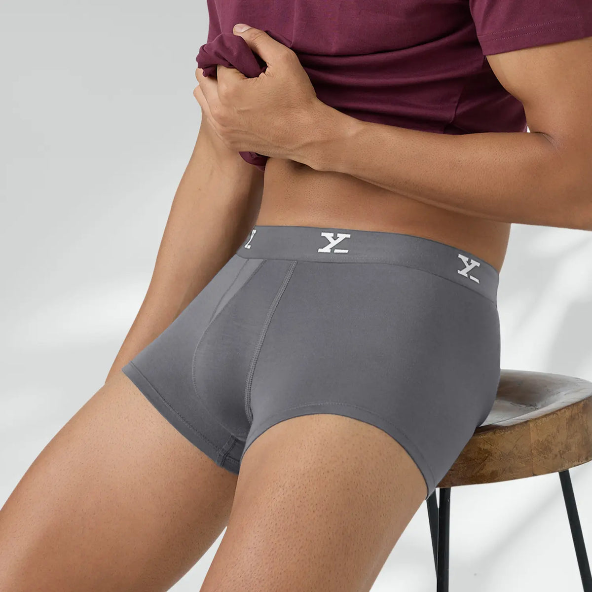 Cloudsoft Modal Trunks - Charcoal Grey