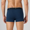 Odour-Free Printed Cotton Trunks - Infinity Blue