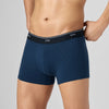 Odour-Free Printed Cotton Trunks - Infinity Blue