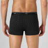 Odour-Free Printed Cotton Trunks - Linear Black
