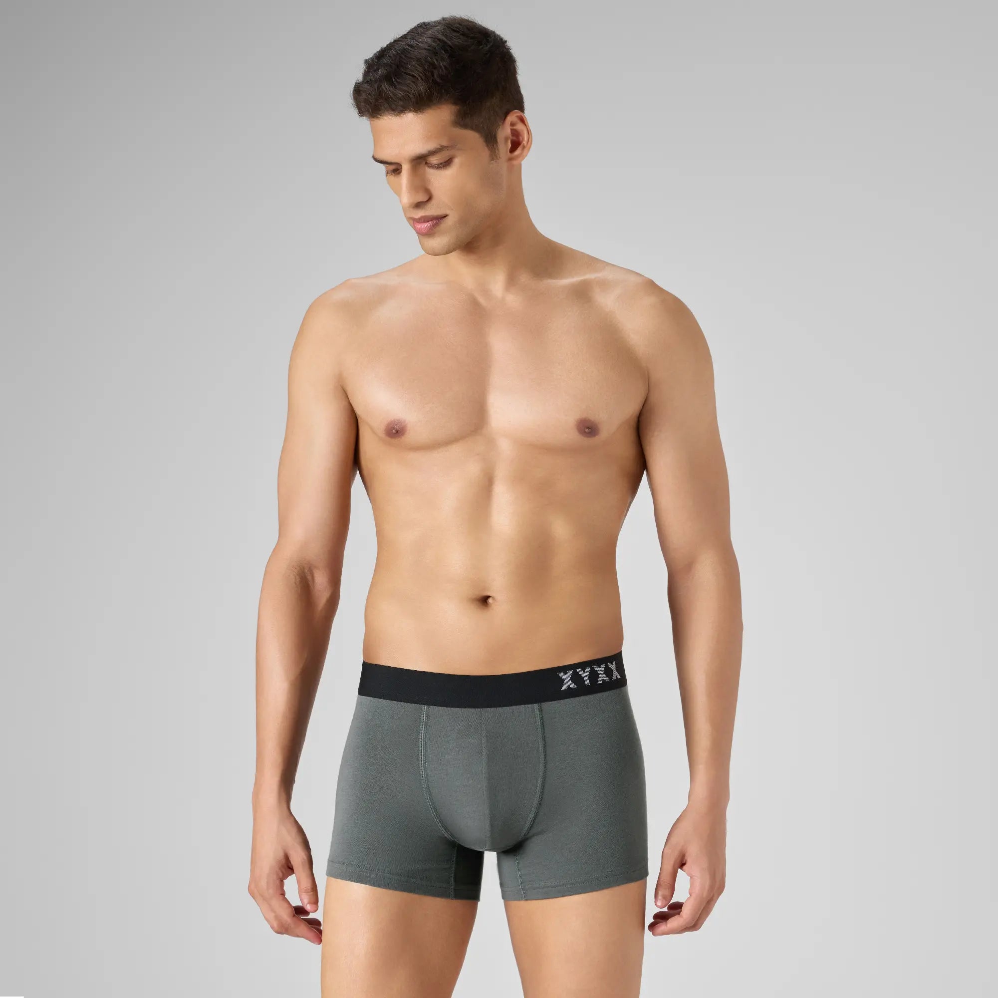 Odour-Free Cotton Trunks - Charcoal Grey