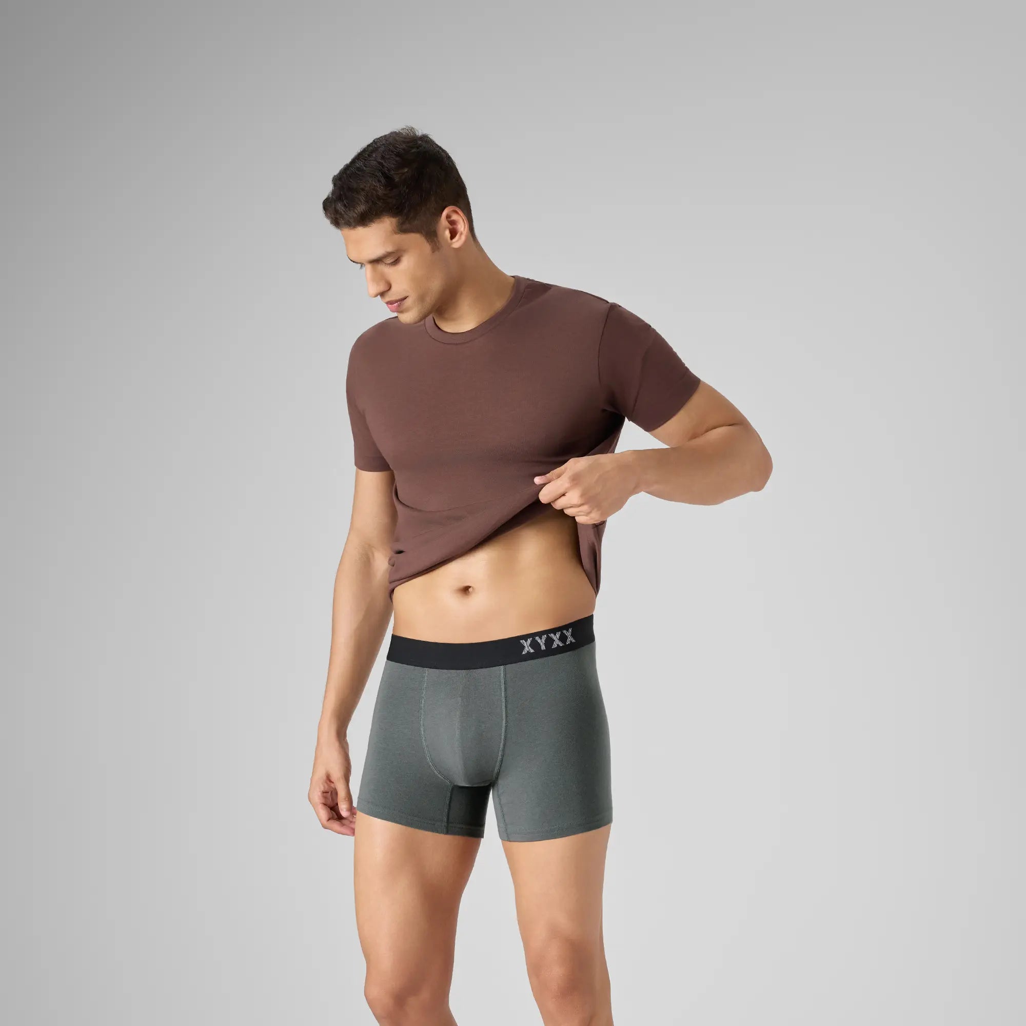 Odour-Free Cotton Trunks - Charcoal Grey