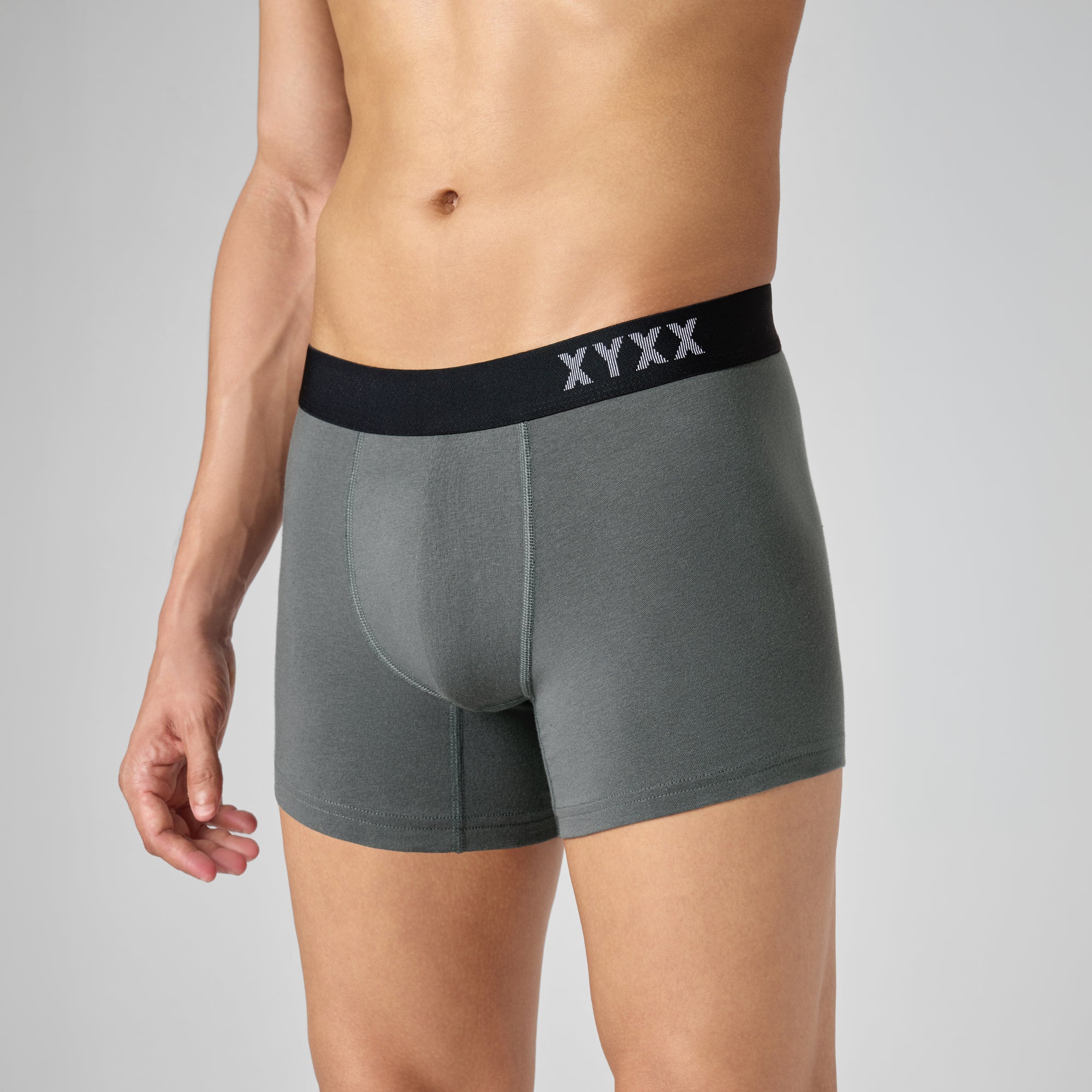 Odour-Free Cotton Trunks - Charcoal Grey