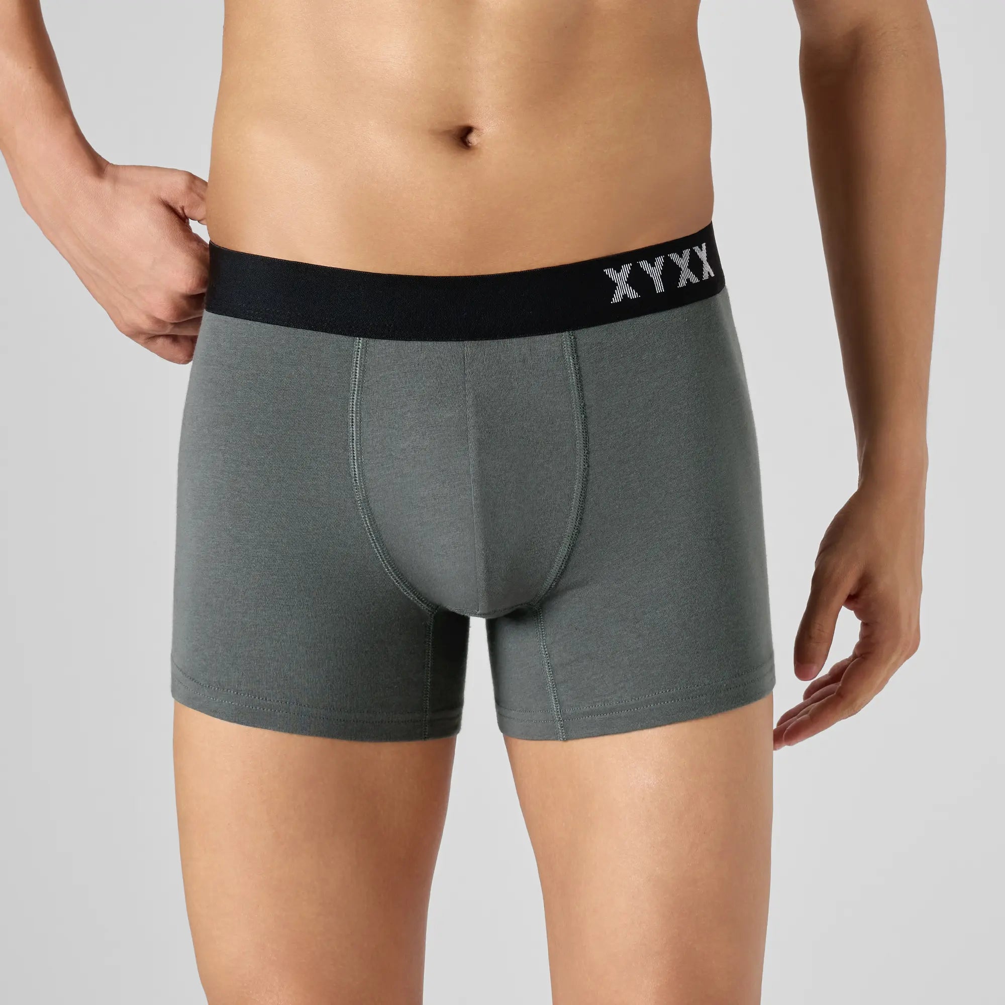 Odour-Free Cotton Trunks - Charcoal Grey