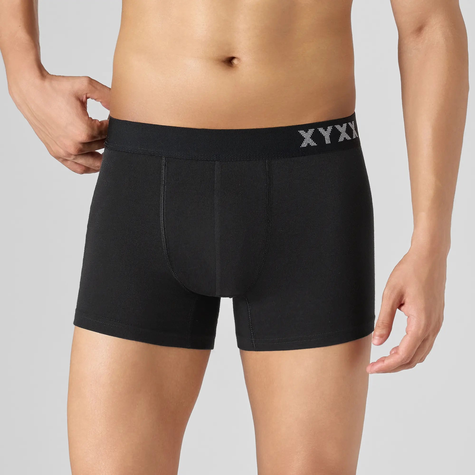 Odour-Free Cotton Trunks - Pitch Black