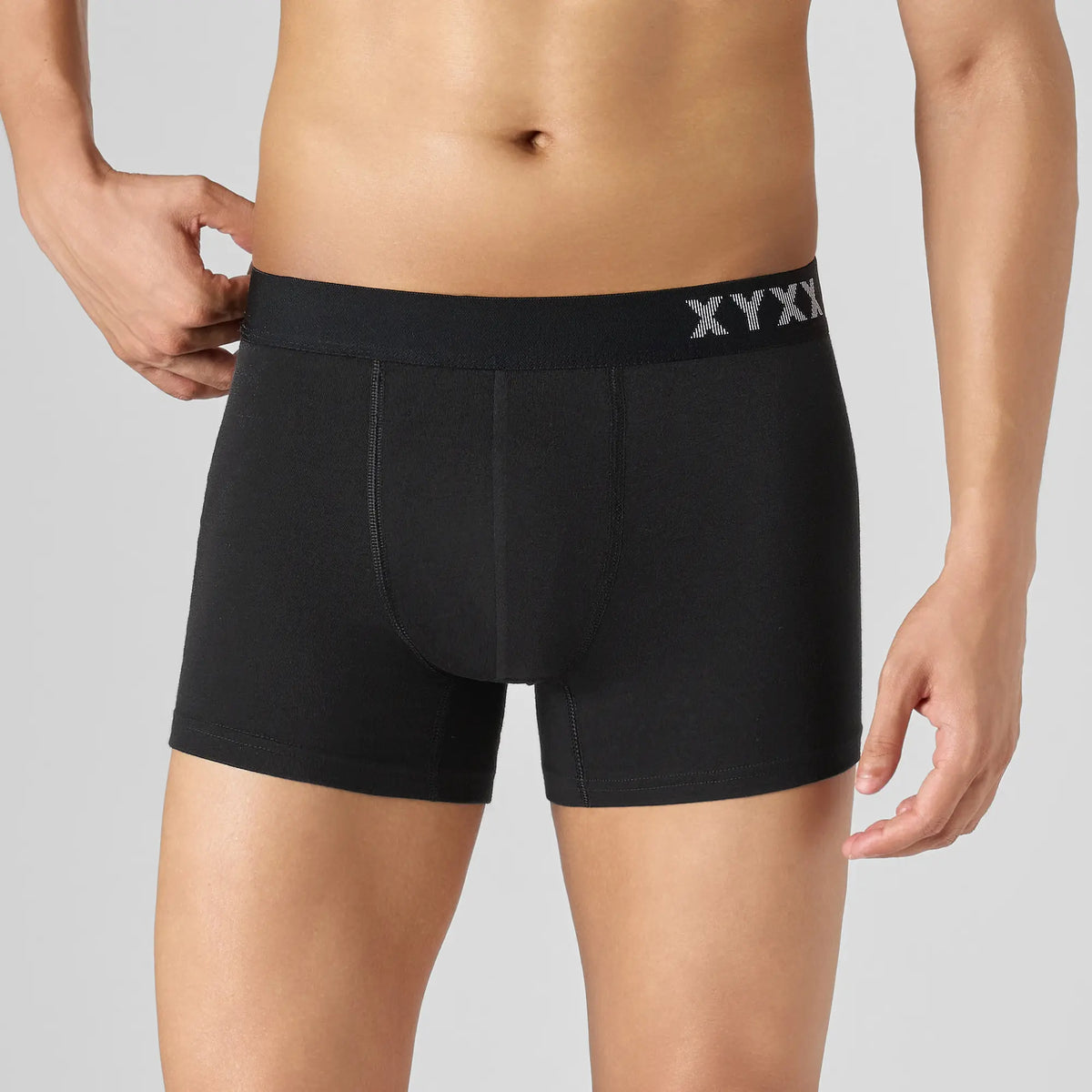 Odour-Free Cotton Trunks - Pitch Black