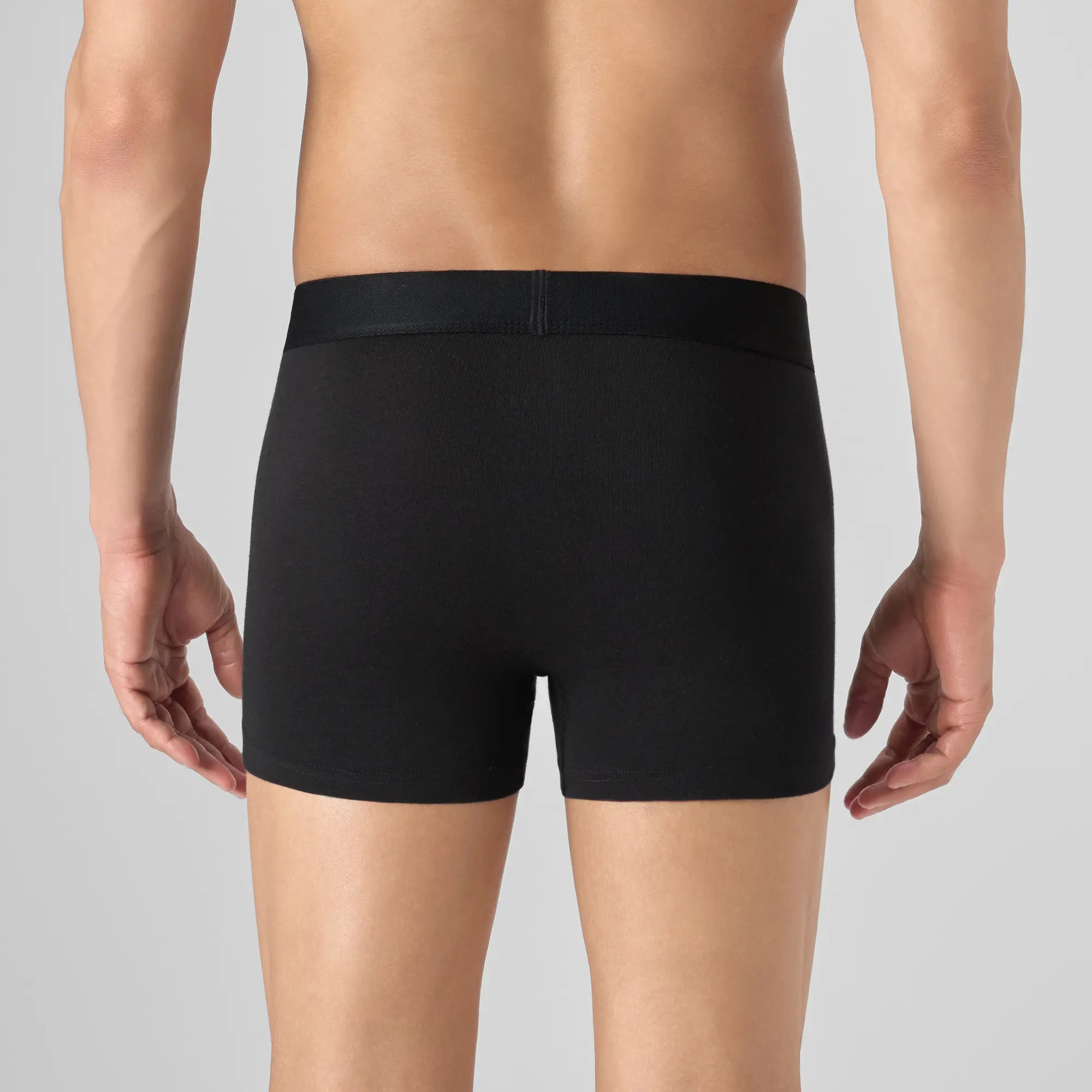 Odour-Free Cotton Trunks - Pitch Black