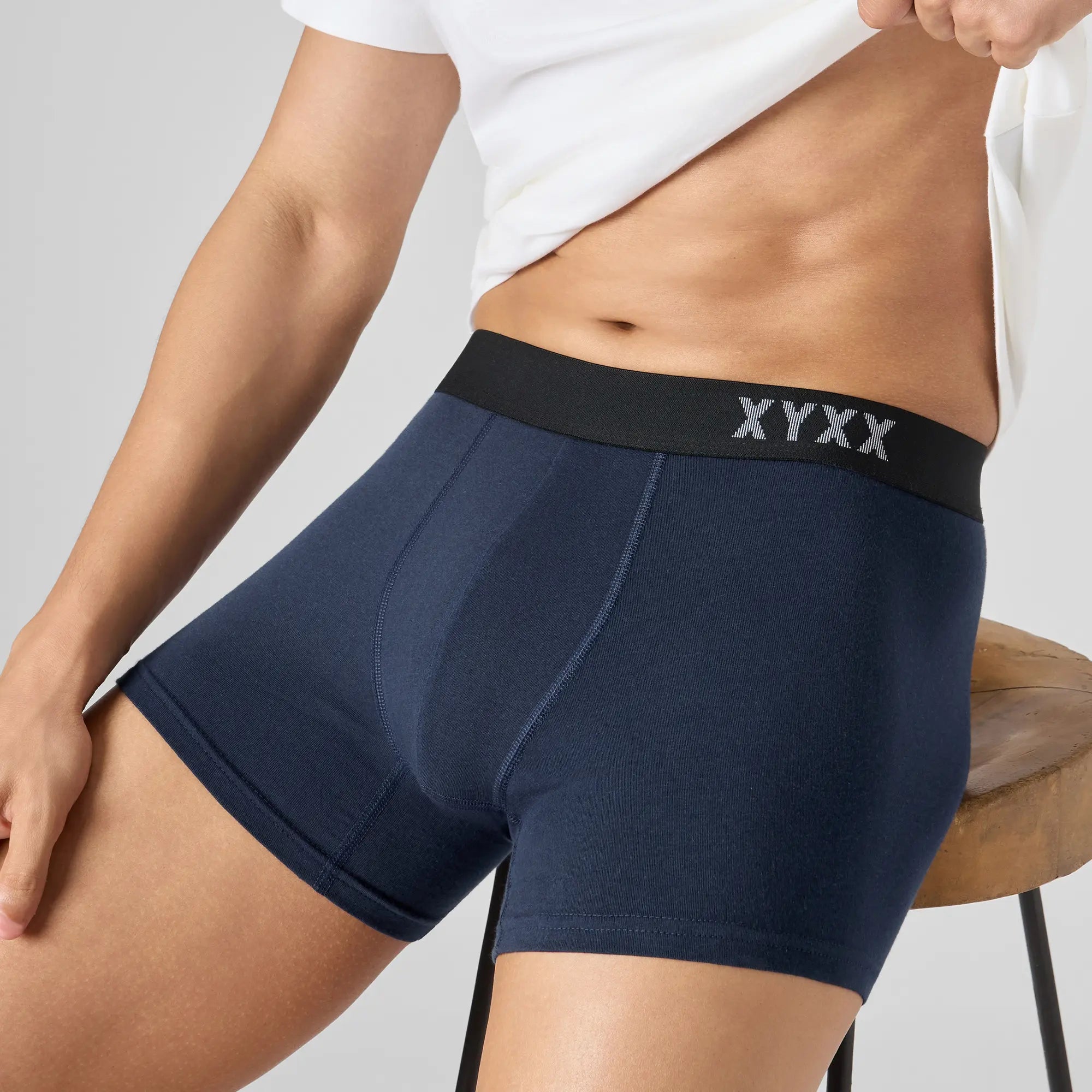 Odour-Free Cotton Trunks - Midnight Blue