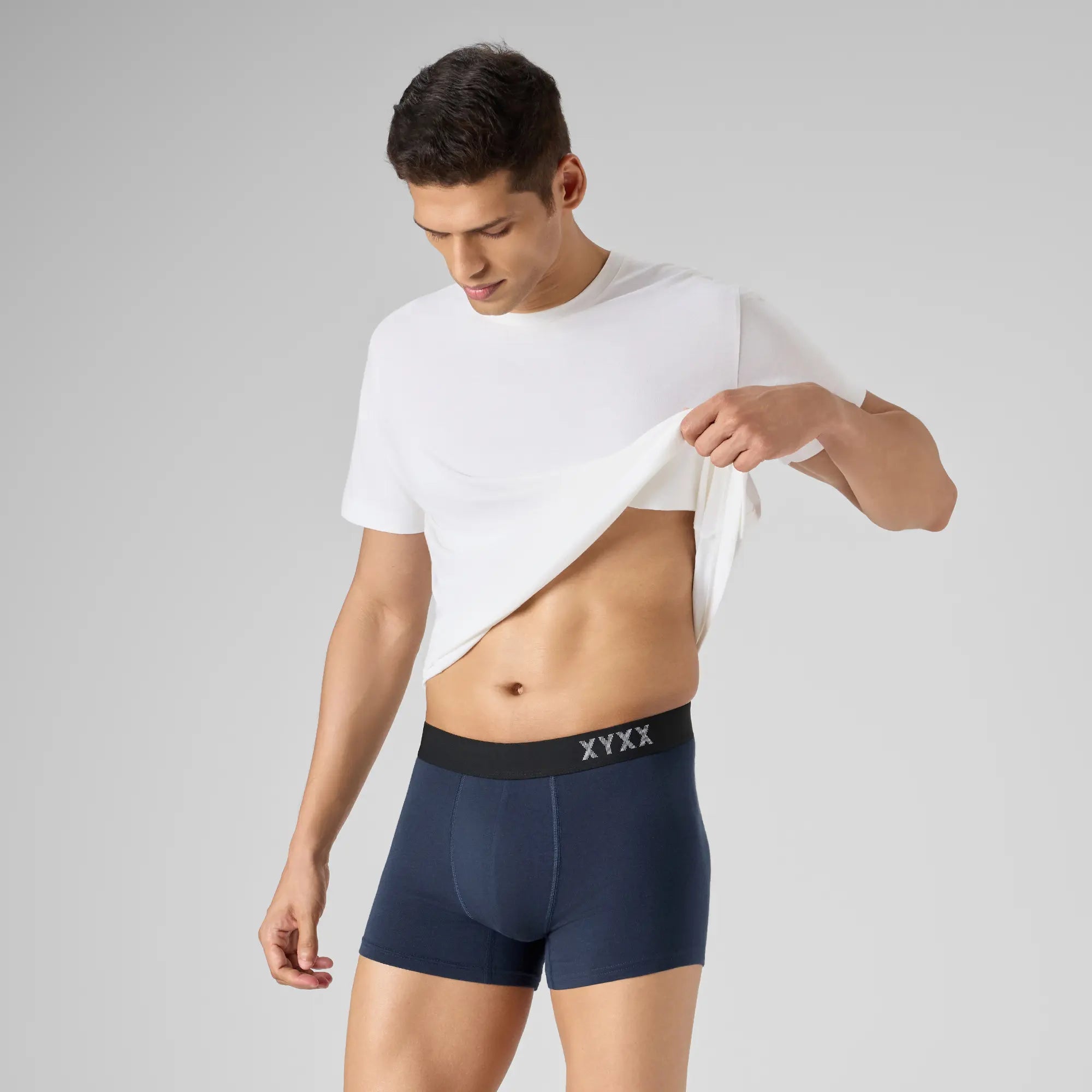 Odour-Free Cotton Trunks - Midnight Blue