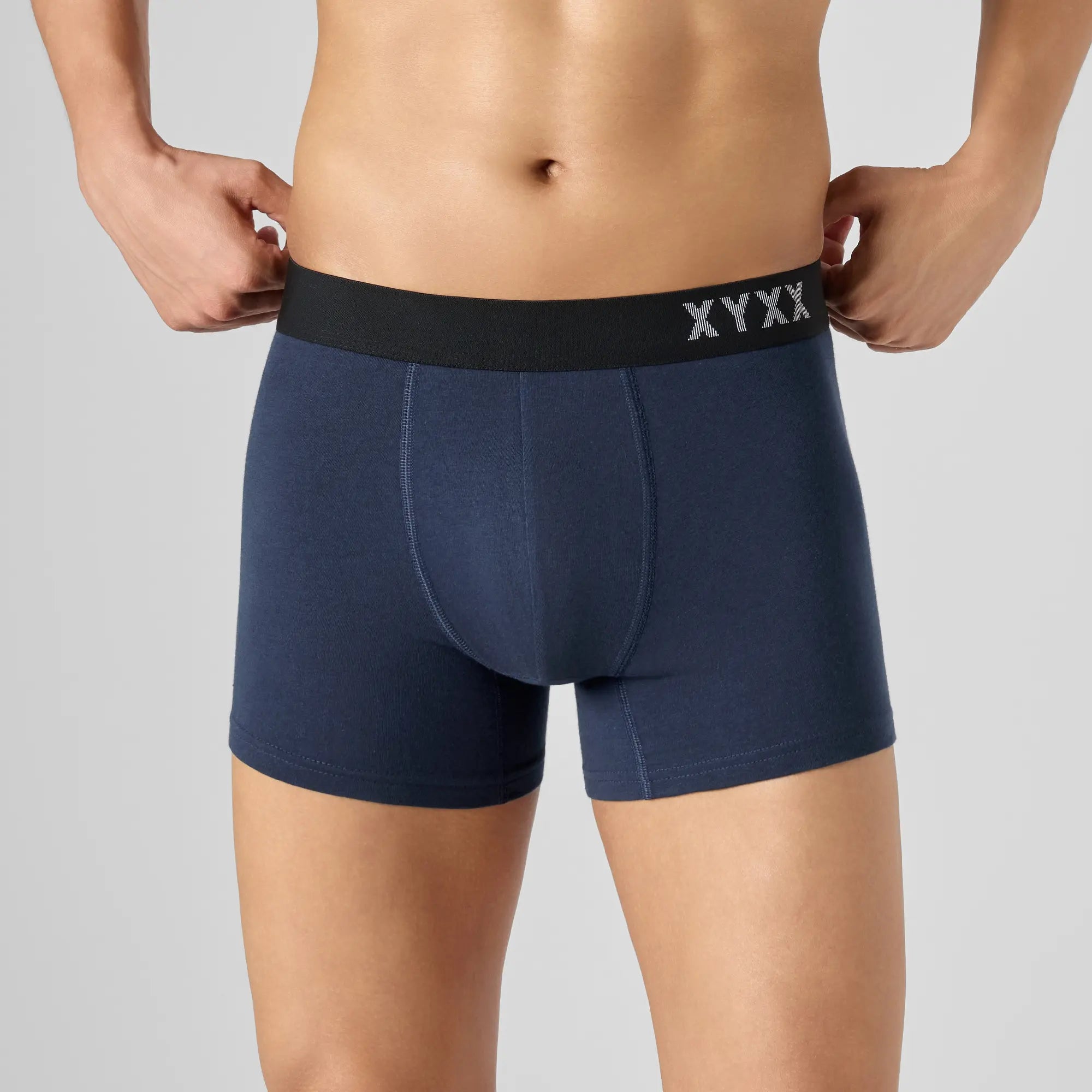 Odour-Free Cotton Trunks - Midnight Blue