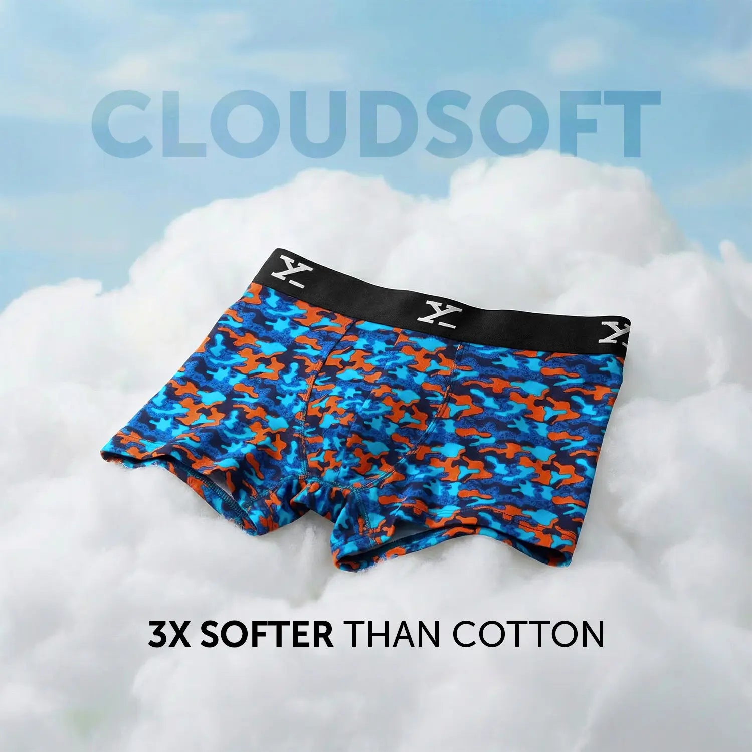 Prints For You Trunks Blue