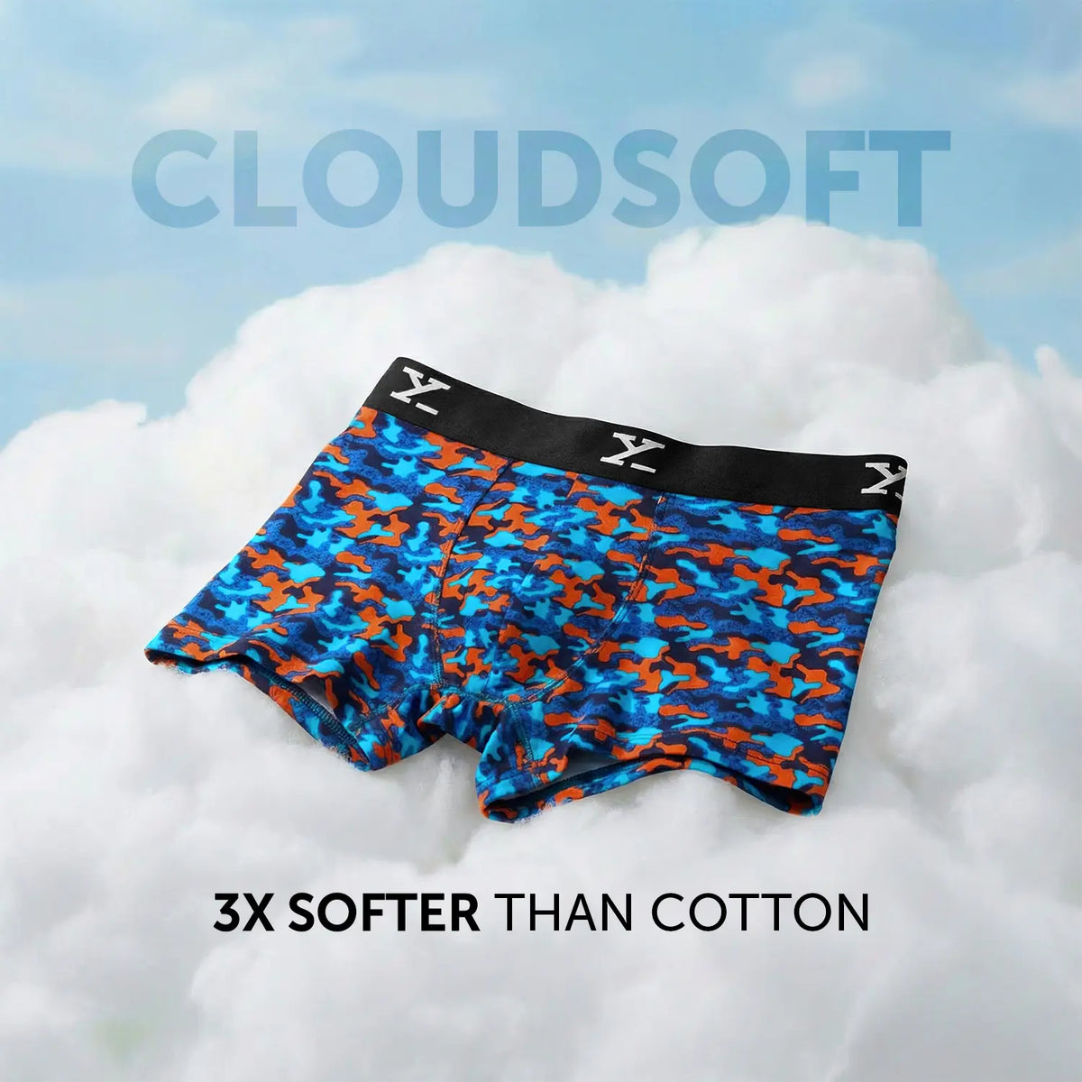 Prints For You Trunks Blue