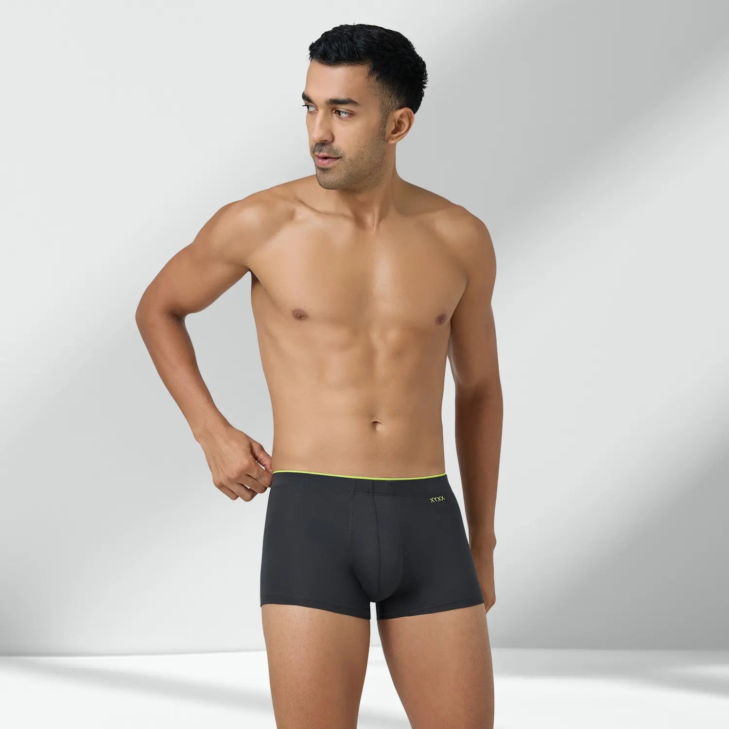 Uno Cotton Trunks Pack of 2 (Graphite Grey/Ocean Blue)