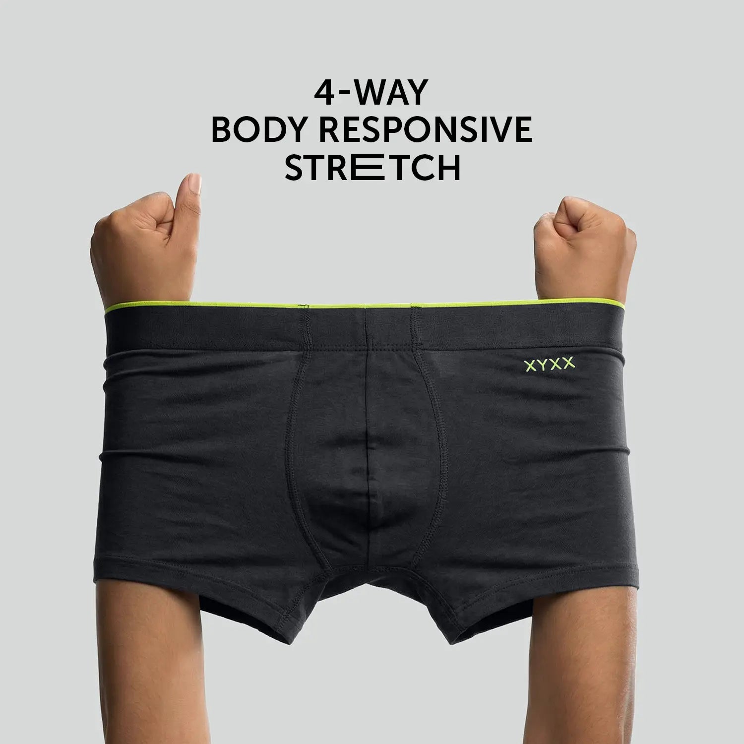 Uno Modal Trunks Pack of 2 (Grey)