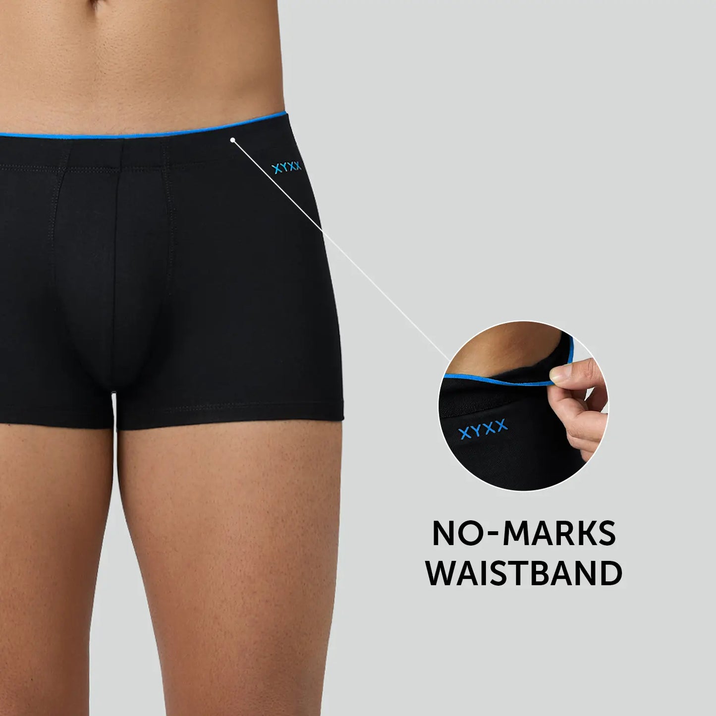 Uno Modal Trunks Pack of 2 (Black Knight)