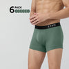 Pace Cotton Trunks Olive Geen (Pack of 6)
