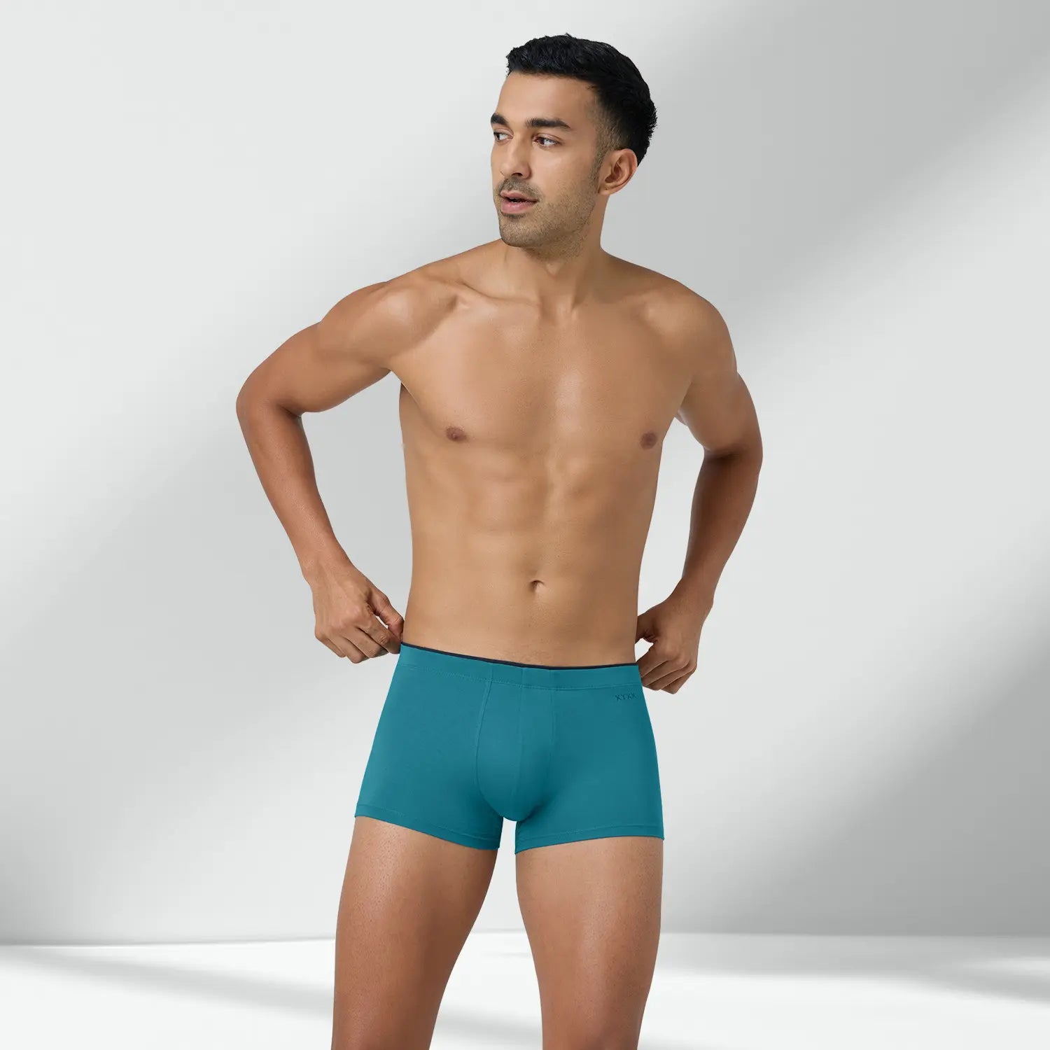 Uno Cotton Trunks Pack of 2 (Graphite Grey/Ocean Blue)