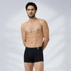 Aero Silver Cotton Trunks Black Knight