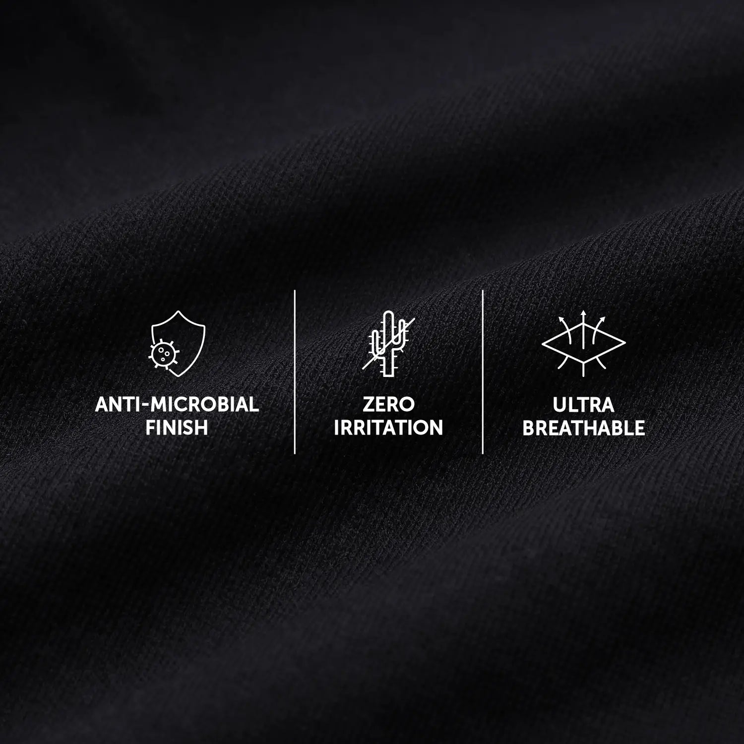 Aero Silver Cotton Trunks Black Knight