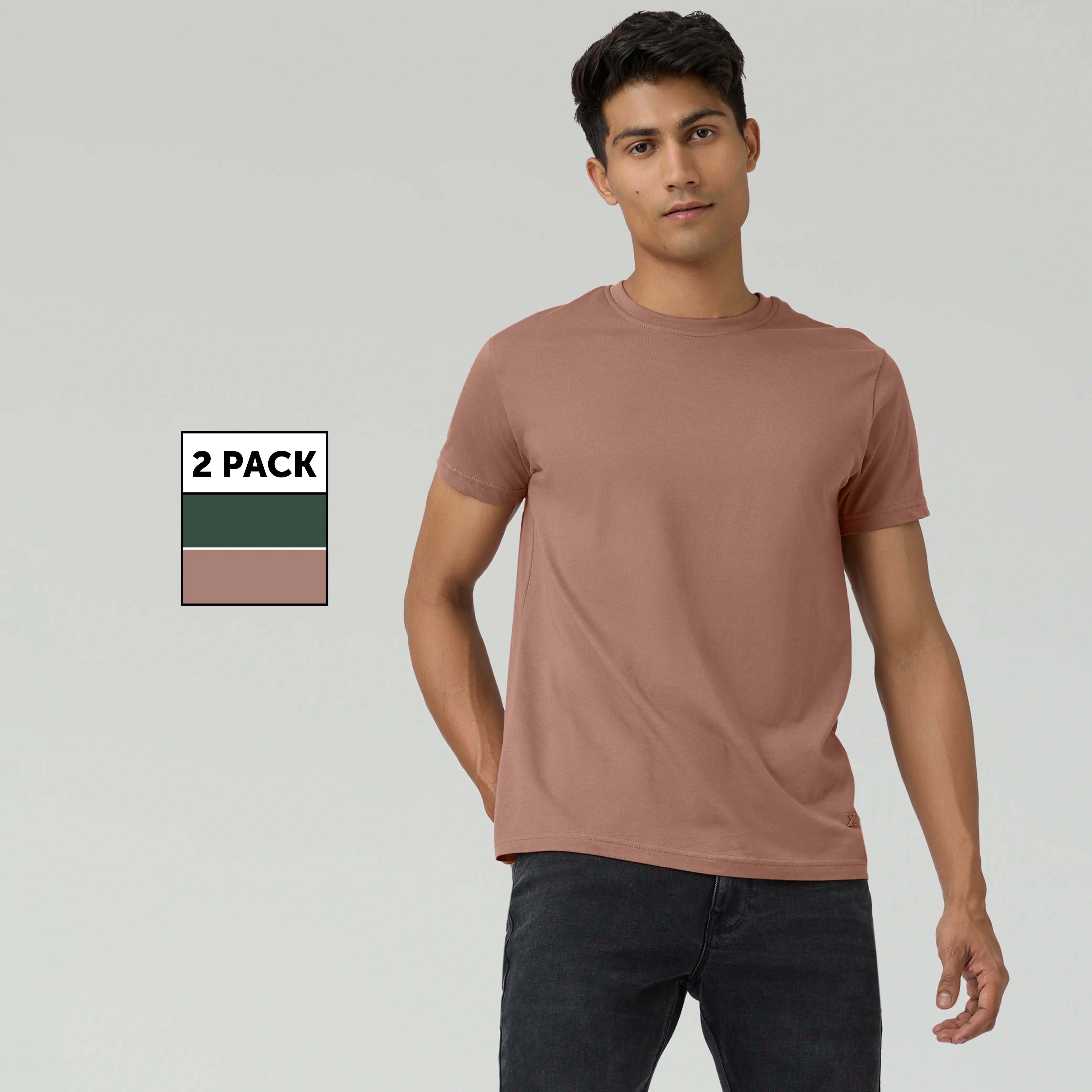Pace Combed Cotton T-shirts Pitch Black – XYXX Apparels