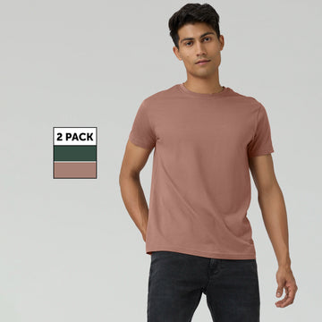 Pace Combed Cotton T-shirts (Pack of 2) - XYXX Crew
