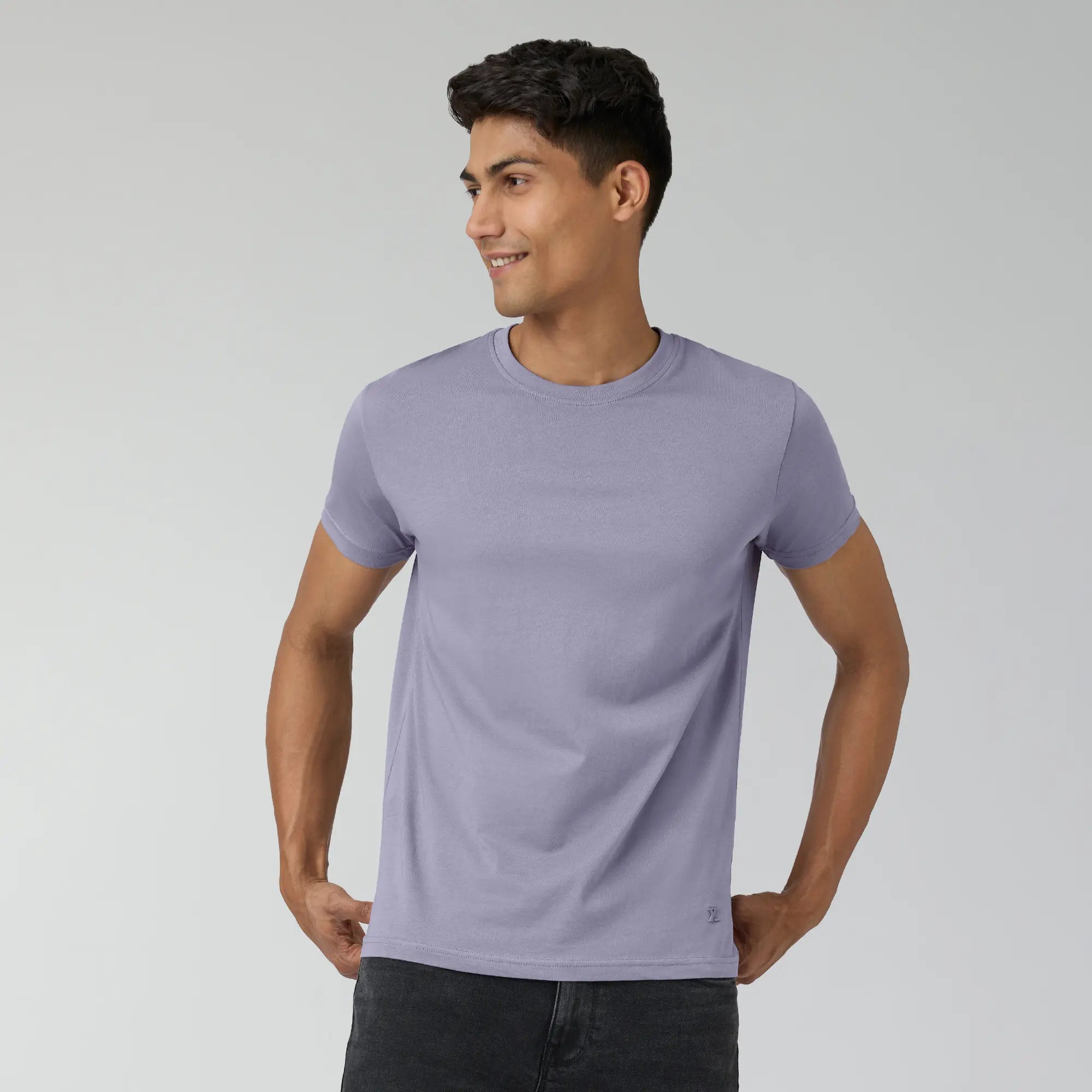 Pace Combed Cotton T-shirts For Men Misty Lilac - XYXX Crew