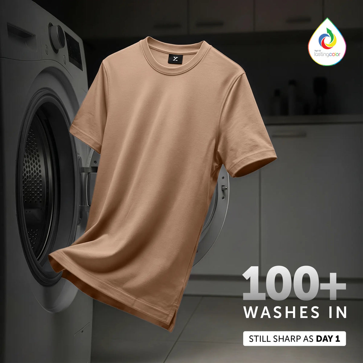 Iconique Supima Cotton T-shirt Brown Latte